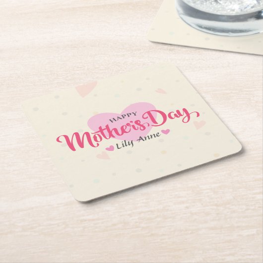 Personalisierter Muttertag | UNTERSETZER (angewinkelt)