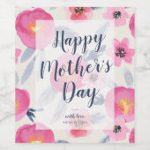 Personalisierter Muttertag Weinetikett (Einzelnes Label)