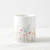 Personalisierter Muttertag-Wildflower-Mom Kaffeetasse (Mittel)