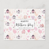 Personalisierter Muttertag - wirkliches Anwesen La Feiertagspostkarte (Vorderseite)