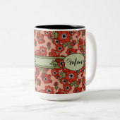 Personalisierter Muttertag Zweifarbige Tasse (VorderseiteRechts)