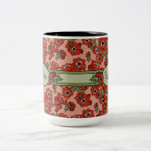 Personalisierter Muttertag Zweifarbige Tasse (Mittel)