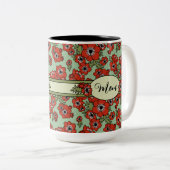 Personalisierter Muttertag Zweifarbige Tasse (VorderseiteRechts)