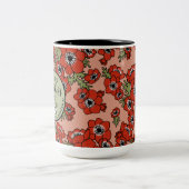 Personalisierter Muttertag Zweifarbige Tasse (Mittel)