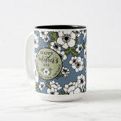 Personalisierter Muttertag Zweifarbige Tasse (Vorderseite Links)