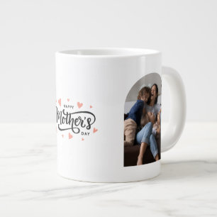Personalisierter Muttertags-Becher mit Foto Jumbo-Tasse
