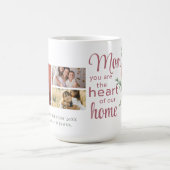 Personalisierter Muttertags-Familien-Fotobecher Kaffeetasse (Mittel)
