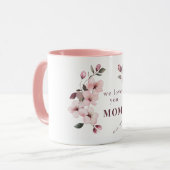 Personalisierter Muttertagsbecher für Mama Tasse (Vorderseite Links)