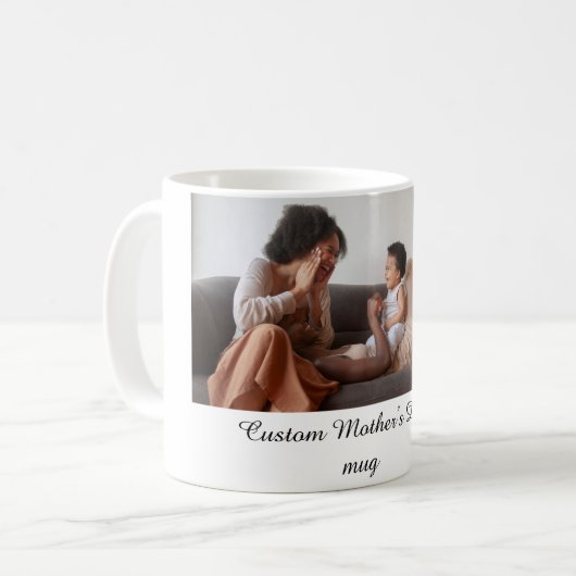 Personalisierter Muttertagsbecher – individuelles  Kaffeetasse (Vorderseite Links)