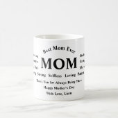 Personalisierter Muttertagsbecher Kaffeetasse (Mittel)