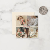 Personalisierter Muttertagsfoto-Collage Mitteilungskarte (Vorderseite/Rückseite Beispiel)