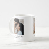 Personalisierter Muttertagsgeschenkbecher für Mama Kaffeetasse (Vorderseite Links)