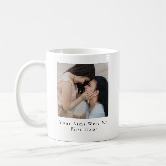 Personalisierter Muttertagsgeschenkbecher für Mama Kaffeetasse (Links)