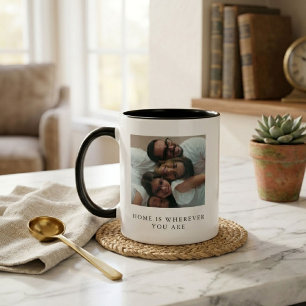 Personalisierter Muttertagsgeschenkbecher für Mama Zweifarbige Tasse