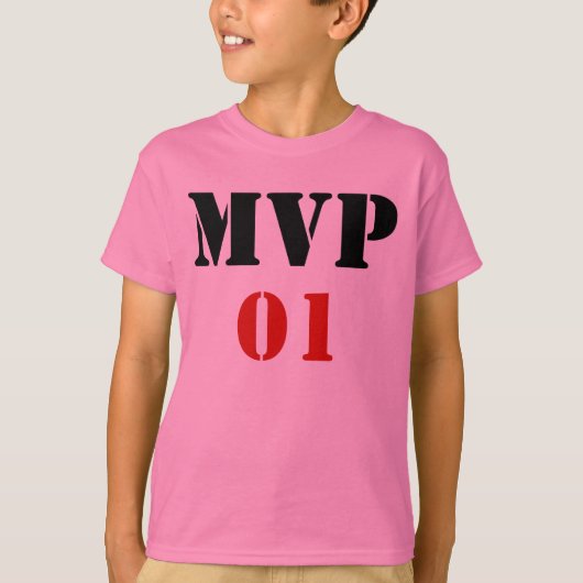 Personalisierter MVP-T - Shirt mit Namen auf der R (Vorderseite)