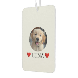 Personalisierter My Dog Duftspender mit Foto & Nam Autolufterfrischer