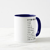 Personalisierter My Work Vocabulary Becher Tasse (VorderseiteRechts)
