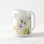 Personalisierter Mystischer Schmetterlingsbecher Kaffeetasse (VorderseiteRechts)