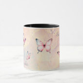 Personalisierter Mystischer Schmetterlingsbecher M Tasse (Zentrum)