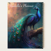 Personalisierter mystischer schöner Wald Planer (Rückseite)