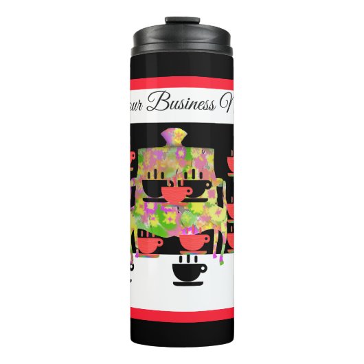 Personalisierter Nachmittagstee Thermosbecher (Vorderseite)