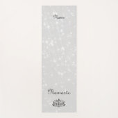 Personalisierter Namaste Lotosentwurf Yogamatte (Vorderseite)