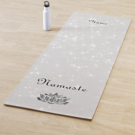 Personalisierter Namaste Lotosentwurf Yogamatte