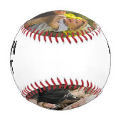 Personalisierter Name & 2 Foto Opa Baseball (Rückseite)