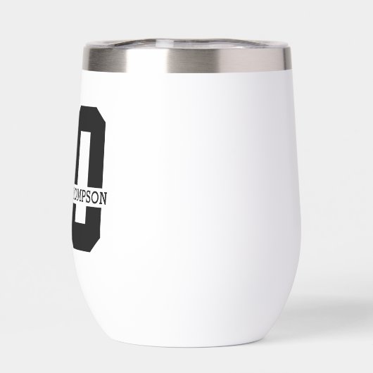 Personalisierter Name 50. Geburtstag Moderne (Rückseite)