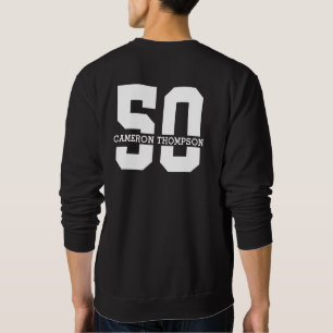 Personalisierter Name 50. Geburtstag Moderne Sweatshirt