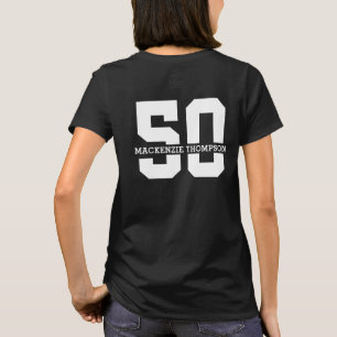 Personalisierter Name 50. Geburtstag Moderne T-Shirt