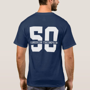 Personalisierter Name 50. Geburtstag Moderne T-Shirt