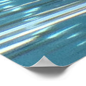 Personalisierter Name 50. Geburtstag Reflektion im Poster (Ecke)