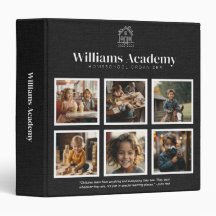 Personalisierter Name 6 Foto Homeschool Binder