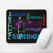 Personalisierter Name 7 Buchstaben Mousepad (Mit Mouse)