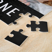 Personalisierter Name 9 FotoCollage Puzzle (Seite)