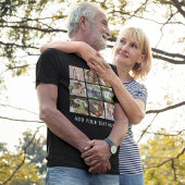 Personalisierter Name 9 FotoCollage T-Shirt