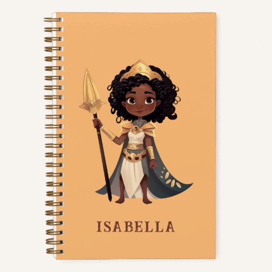 Personalisierter Name Afrikanischer Kleine Ritterk Notizblock (Vorderseite)