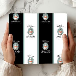 Personalisierter Name Albern Gänserlehrer Club Geschenkpapier