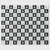 Personalisierter Name Albern Gänserlehrer Club Geschenkpapier (Flach)