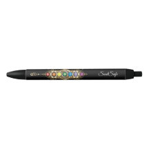 Personalisierter Name Aligned Gold Chakra