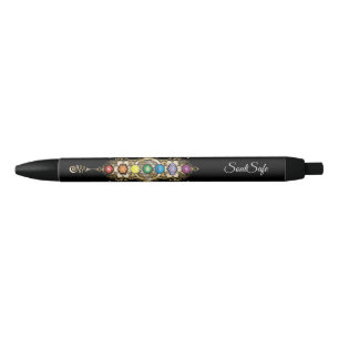 Personalisierter Name Aligned Gold Chakra Kugelschreiber