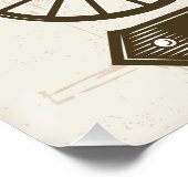 Personalisierter NAME Alte Western Stagecoach Befö Poster (Ecke)