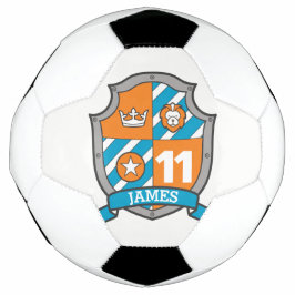 Personalisierter Name Alter 11 Fußballschild Fußball