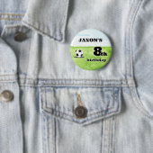 Personalisierter Name & Alter Fußball Button (Beispiel)