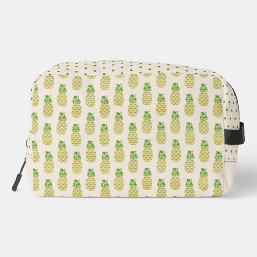 Personalisierter Name Ananas Nähbeutel schneiden Waschbeutel (Rückseite)