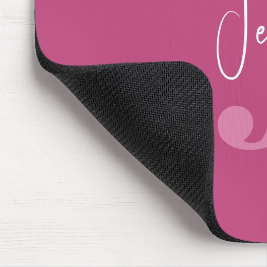 Personalisierter Name & Anfangsbezeichnung Moderne Mousepad (Ecke)