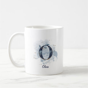 Personalisierter Name Anfangsbuchstabe O Kaffeetasse