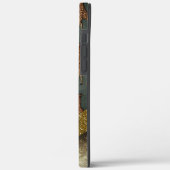 Personalisierter Name Animal Print Gold Glitzer Case-Mate iPhone Hülle (Rückseite / Links)