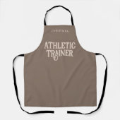 Personalisierter Name Athletic Trainer Schürze (Vorderseite)